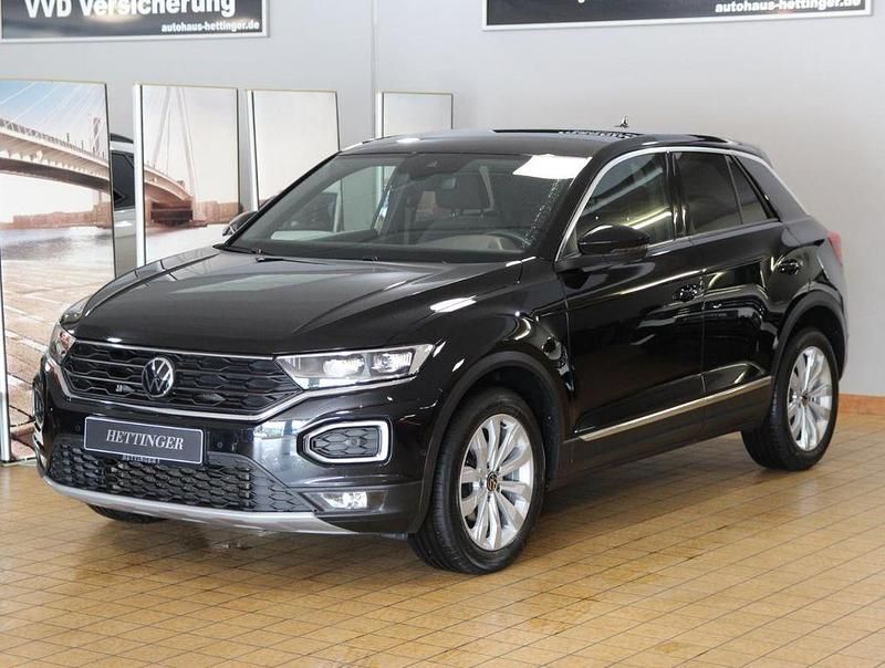 Schwarz Gebraucht 2021 VW T-Roc Sportline SUV | 26.800 € (Fairer Preis) - Bild 1/4
