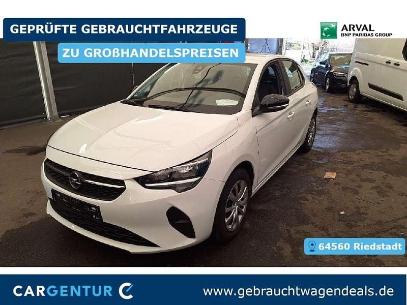 Gebraucht Opel Corsa Edition 75 PS (55 kW) 2021 Jade weiss/arktis weiss Kleinwagen