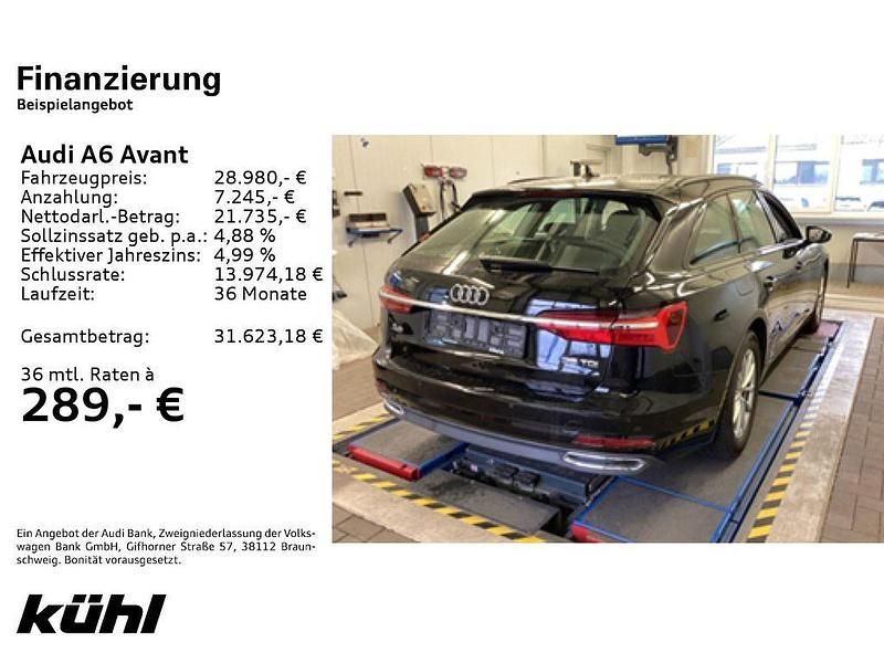 Gebraucht Audi A6 Basis 163 PS (119 kW) 2022 Brillantschwarz Kombi
