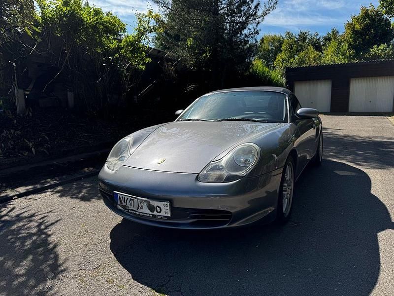 Gebraucht Porsche Boxster 228 PS (167 kW) 2002 Grau Cabrio