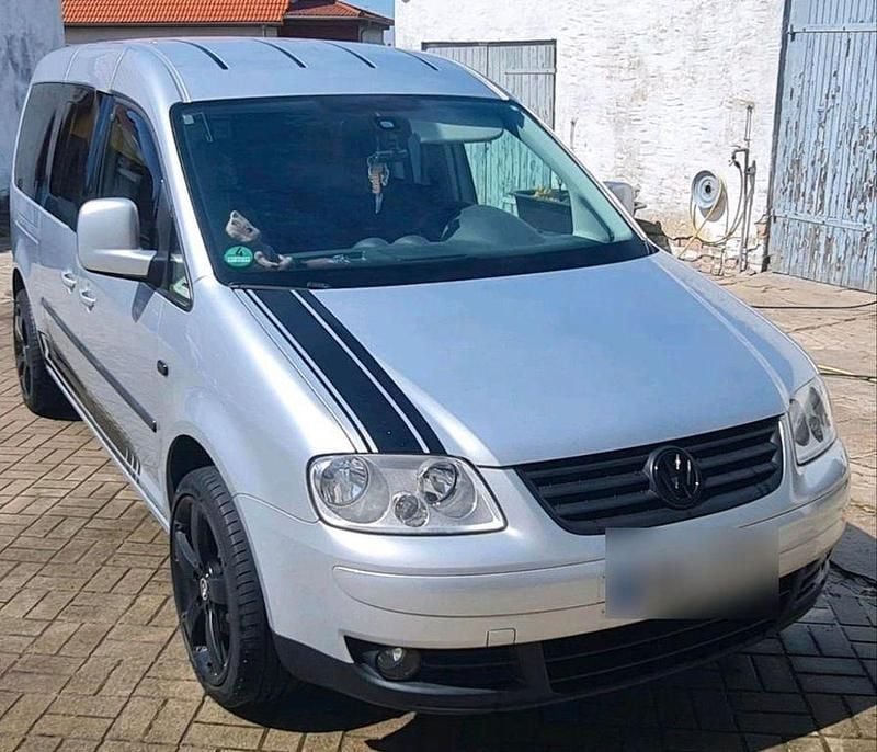 Silber Gebraucht 2009 VW Caddy Maxi Family Van / Kleinbus | 6.500 € (Superpreis) - Bild 1/4