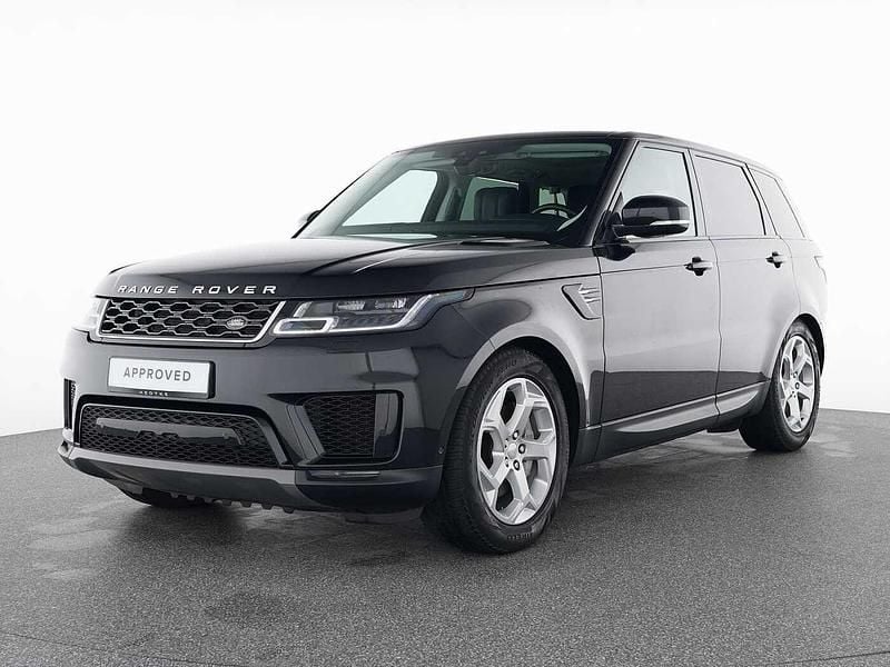 Santorini black Gebraucht 2021 Land Rover Range Rover Sport SE SUV | 44.490 € - Bild 1/4