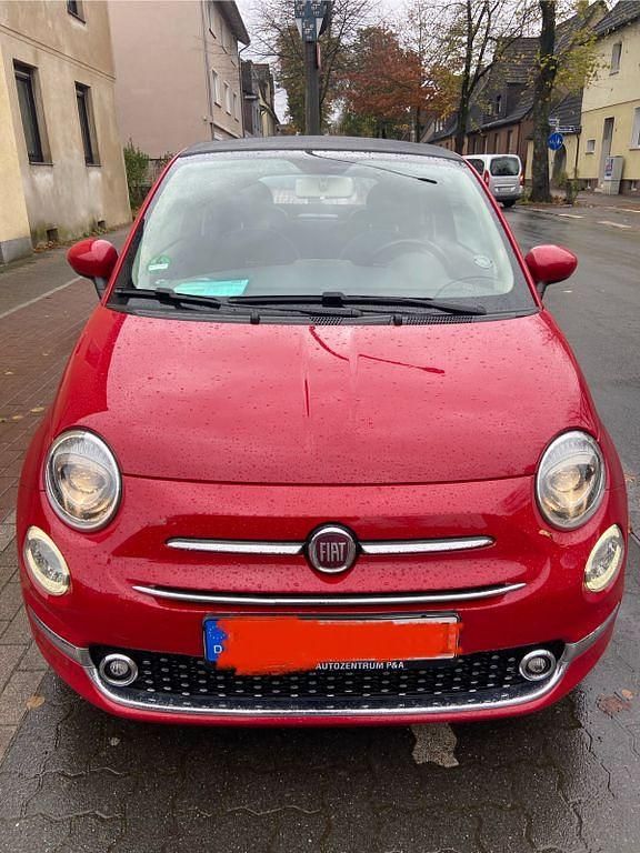 Rot Gebraucht 2018 Fiat 500C Lounge Cabrio | 6.999 € (Superpreis) - Bild 1/4