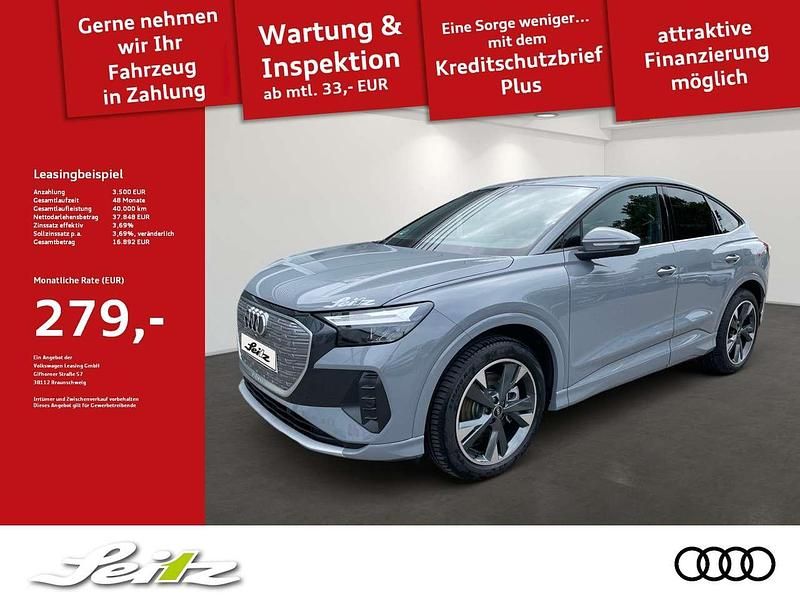 Kieselgrau Gebraucht 2024 Audi Q4 Sportback e-tron Ambiente SUV | 37.848 € (Guter Preis) - Bild 1/3