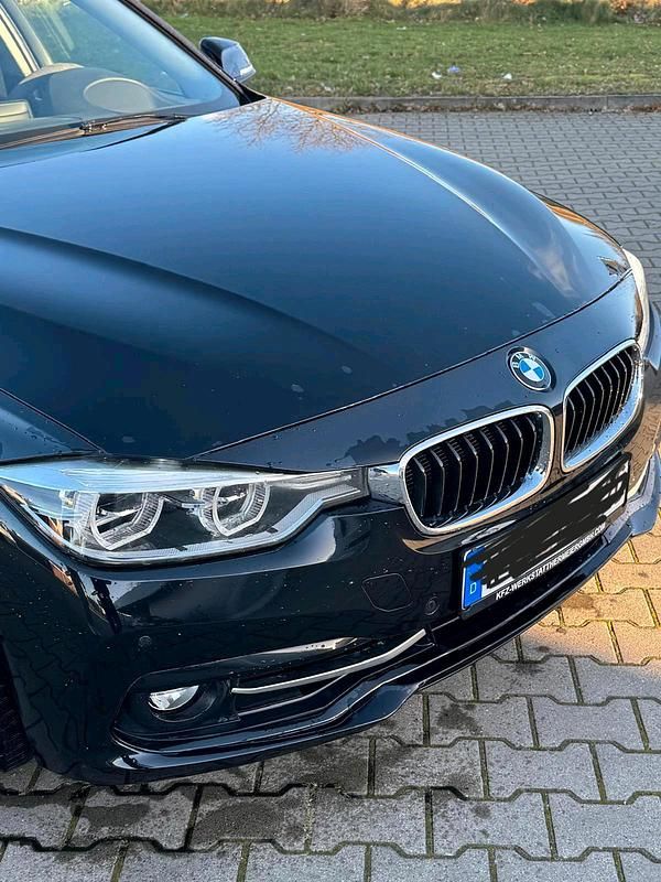 Schwarz Gebraucht 2015 BMW 325 Sport Line Kombi | 11.500 € - Bild 1/4
