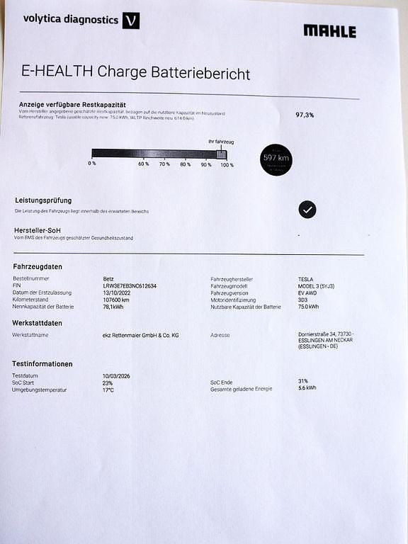 Gebraucht Tesla Model 3 366 kW (498 PS) 2022 Silber Limousine
