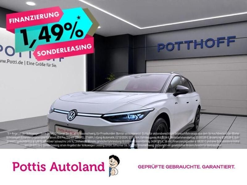 Gletscherweiß metallic Gebraucht 2024 VW ID.7 GTX Limousine | 53.777 € (Teuer) - Bild 1/4