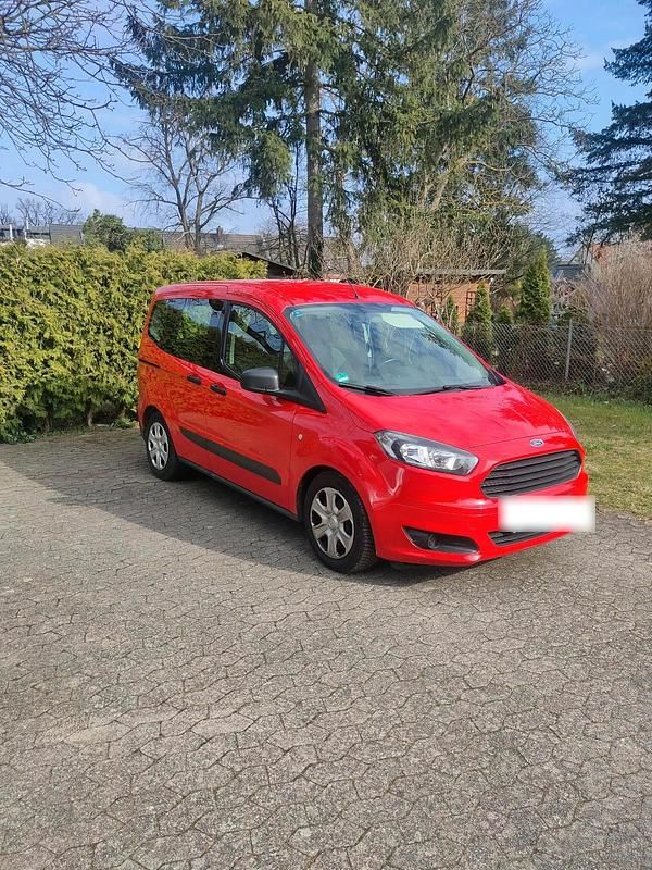 Gebraucht Ford Tourneo Courier 75 PS (55 kW) 2016 Rot Van / Kleinbus