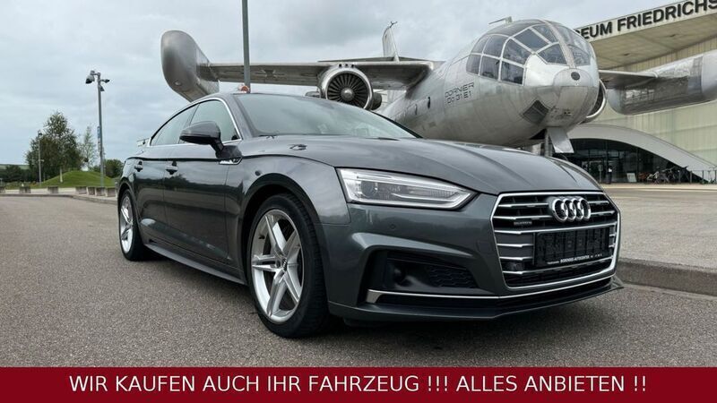 Daytonagrau perleffekt Gebraucht 2019 Audi A5 Sportback S-line plus Limousine | 21.990 € (Fairer Preis) - Bild 1/4