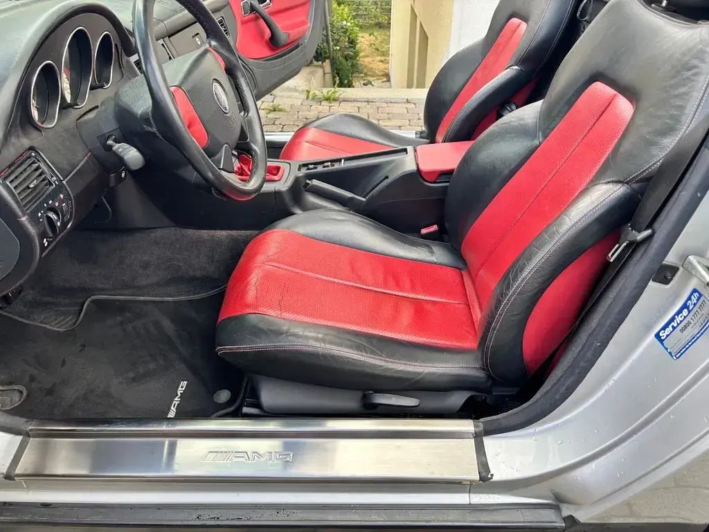 Gebraucht Mercedes SLK200 AMG 136 PS (100 kW) 1996 Silber Cabrio