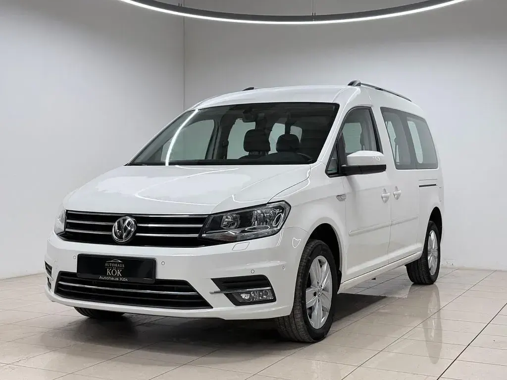 Gebraucht VW Caddy Maxi Highline 150 PS (110 kW) 2019 Weiß Van / Kleinbus