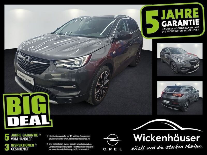 Mondstein grau/e:vulkan grau Gebraucht 2020 Opel Grandland X Ultimate SUV | 19.990 € (Guter Preis) - Bild 1/4