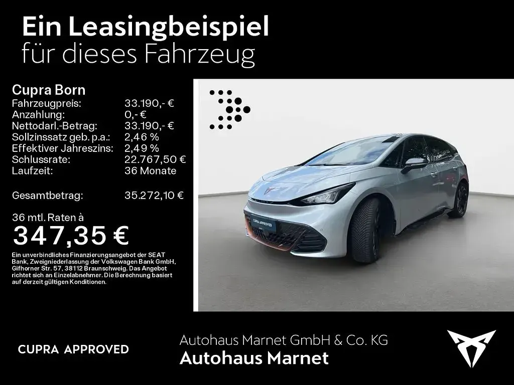 Second-hand Cupra Born 169 kW (231 CP) 2025 Argintiu Hatchback