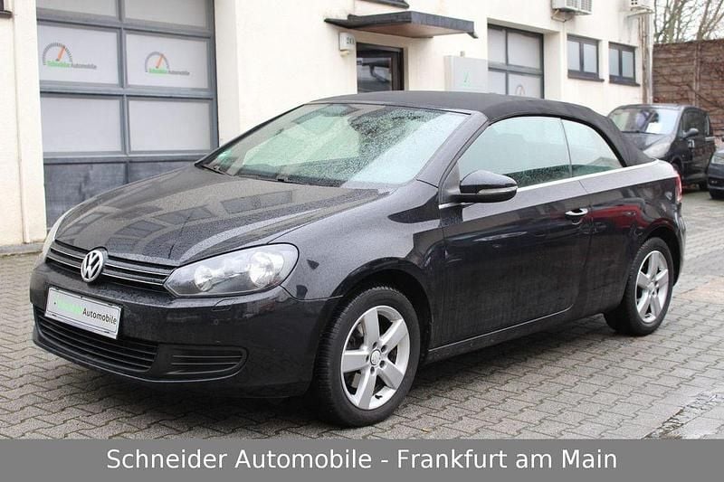 Schwarz Gebraucht 2012 VW Golf Cabriolet Cabrio | 7.950 € (Superpreis) - Bild 1/4