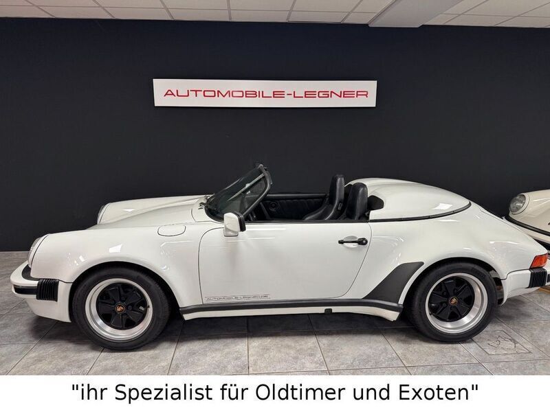 Grand prix weiß Gebraucht 1989 Porsche 911 Carrera Cabriolet Cabrio | 215.000 € - Bild 1/4