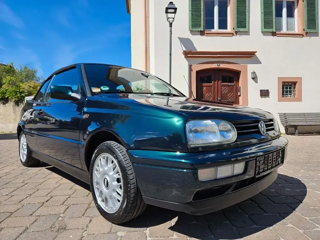 Gebraucht VW Golf Cabriolet 101 PS (74 kW) 1996 Grün Cabrio