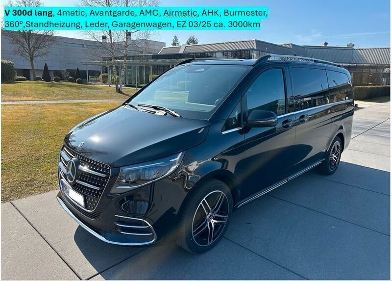 Schwarz Gebraucht 2025 Mercedes V300 AMG Van / Kleinbus | 86.950 € - Bild 1/4