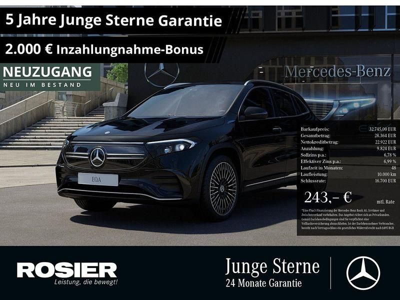 Gebraucht Mercedes EQA300 Advanced Plus 167 kW (228 PS) 2022 Schwarz / nachtschwarz SUV