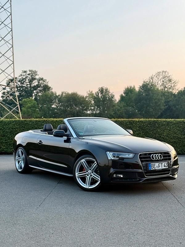 Schwarz Gebraucht 2013 Audi A5 Cabriolet S-Line Cabrio | 12.999 € (Fairer Preis) - Bild 1/4