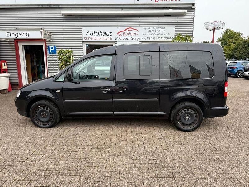 Schwarz Gebraucht 2008 VW Caddy Maxi Life Life Van / Kleinbus | 7.450 € (Etwas zu teuer) - Bild 1/4