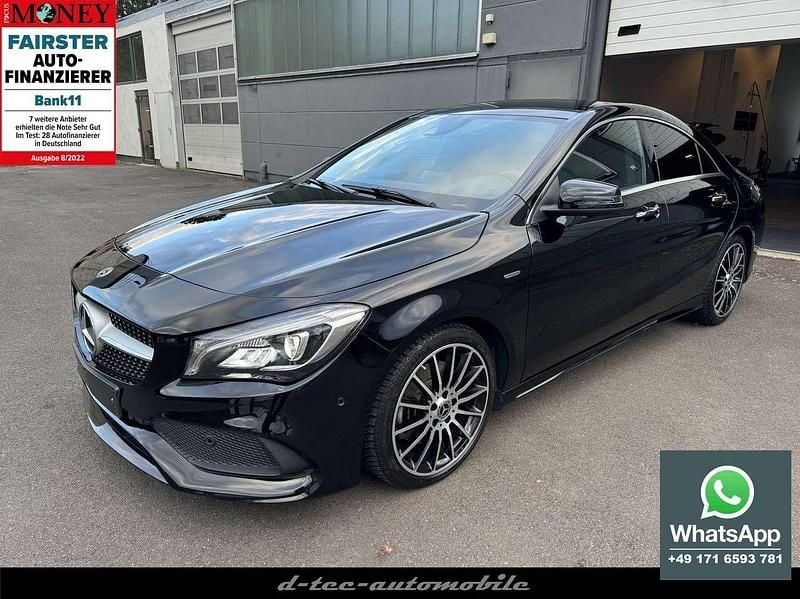 Nachtschwarz Gebraucht 2017 Mercedes CLA220 AMG line Limousine | 23.890 € (Fairer Preis) - Bild 1/4
