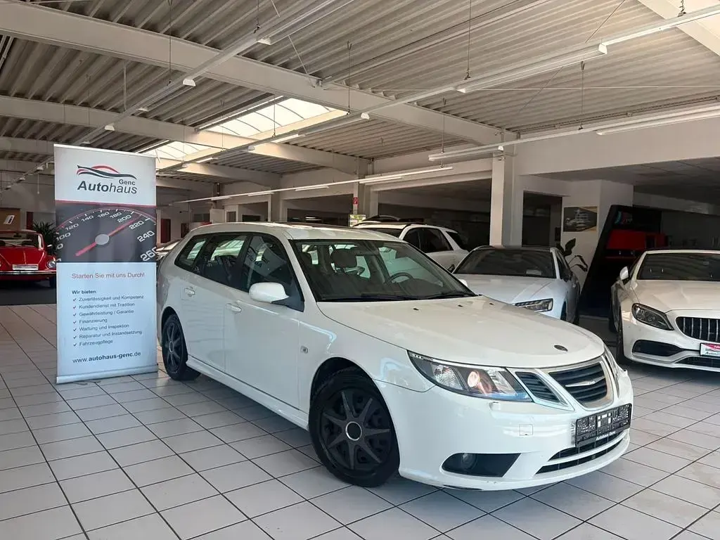 Gebraucht Saab 9-3 Linear 150 PS (110 kW) 2008 Weiß Kombi