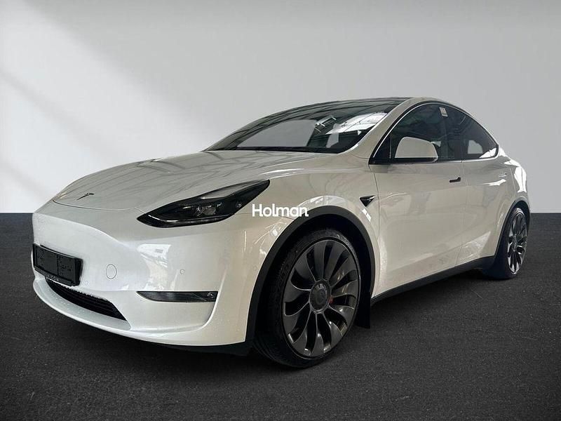 Weiß Gebraucht 2022 Tesla Model Y Performance SUV | 37.592 € (Fairer Preis) - Bild 1/4