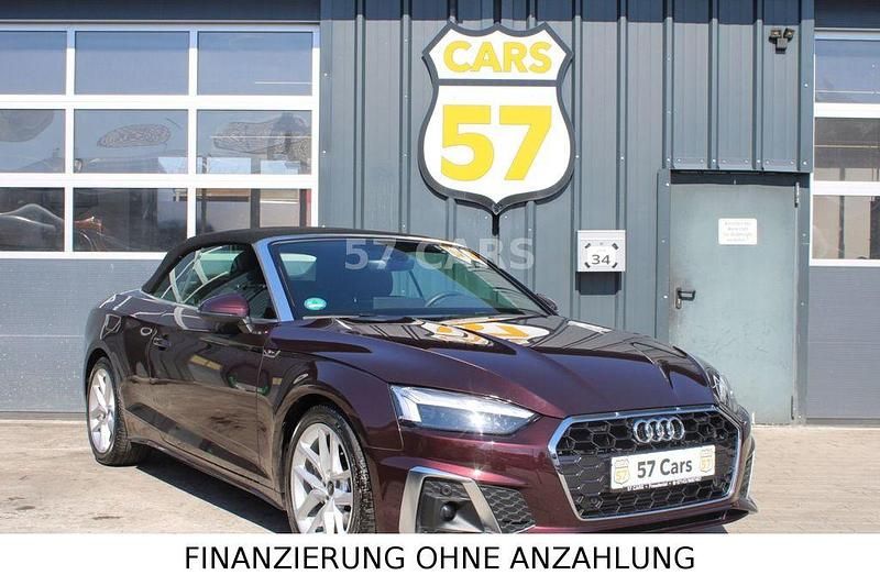 Rot Gebraucht 2021 Audi A5 Cabriolet S-Line Cabrio | 35.900 € (Fairer Preis) - Bild 1/4
