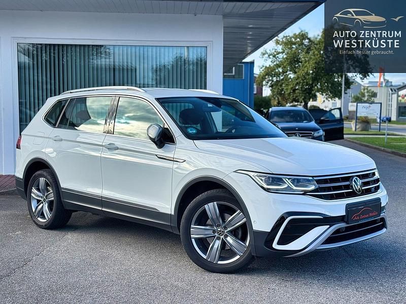 Weiß Gebraucht 2022 VW Tiguan Allspace Elegance SUV | 31.475 € (Fairer Preis) - Bild 1/4