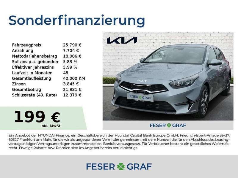 Silber Neu 2025 Kia Ceed Style Limousine | 25.790 € (Fairer Preis) - Bild 1/4