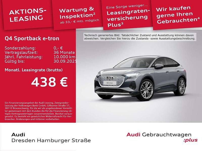 Kieselgrau Gebraucht 2025 Audi Q4 e-tron SUV | 44.890 € - Bild 1/3
