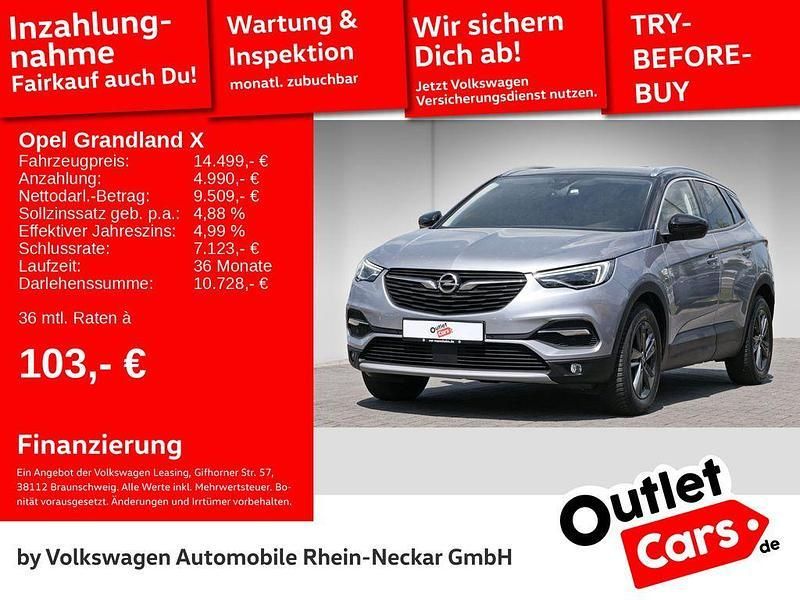 Gebraucht Opel Grandland X 131 PS (96 kW) 2020 Grau / quarzsilber metallic SUV