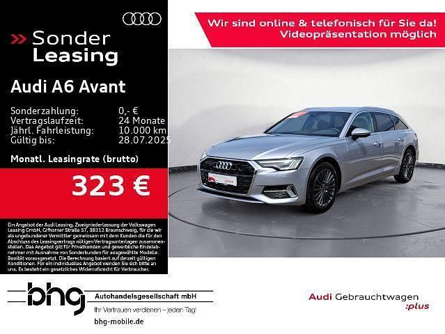 Silber Gebraucht 2024 Audi A6 Advanced Kombi | 44.860 € - Bild 1/4