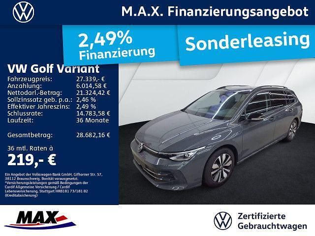 Delfingrau metallic Gebraucht 2025 VW Golf VIII Goal Kombi | 27.339 € (Superpreis) - Bild 1/3