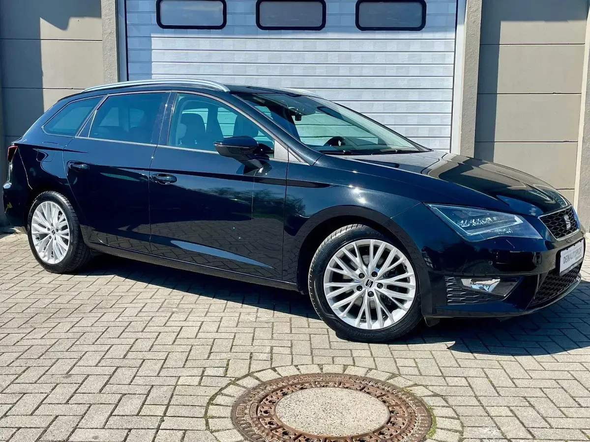 Brugt Seat Leon ST FR 125 HK (91 kW) 2017 Sort Stationcar