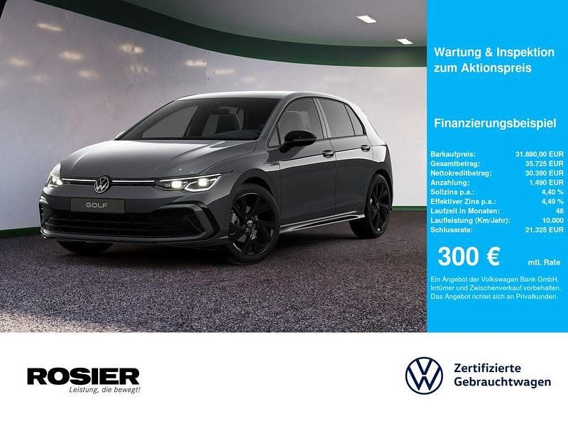 Grau / delfingrau Gebraucht 2024 VW Golf VIII R-line Limousine | 31.880 € (Fairer Preis) - Bild 1/4