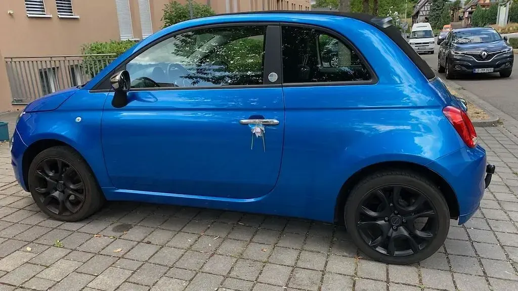 Gebraucht Fiat 500C Mirror 69 PS (50 kW) 2017 Blau Cabrio