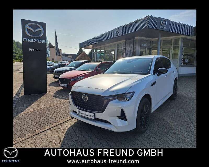 Rhodium white Gebraucht 2023 Mazda CX-60 Homura-Line SUV | 49.450 € (Fairer Preis) - Bild 1/4