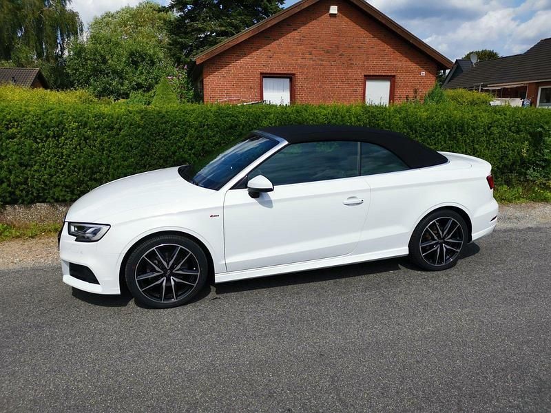 Weiß Gebraucht 2020 Audi A3 Cabriolet S-Line Cabrio | 25.700 € (Etwas zu teuer) - Bild 1/4