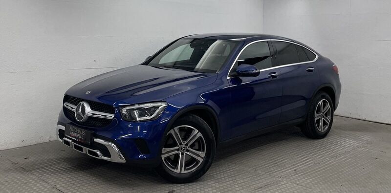 Blau Gebraucht 2020 Mercedes GLC220 Coupé | 34.400 € (Superpreis) - Bild 1/4