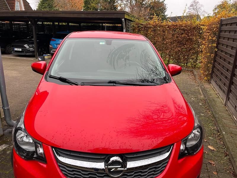 Rot Gebraucht 2016 Opel Karl Active Kleinwagen | 6.600 € (Superpreis) - Bild 1/4