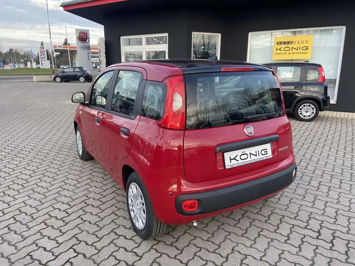 Neu Fiat Panda 69 PS (50 kW) 2025 Passione rot dach schwarz (rot Kleinwagen