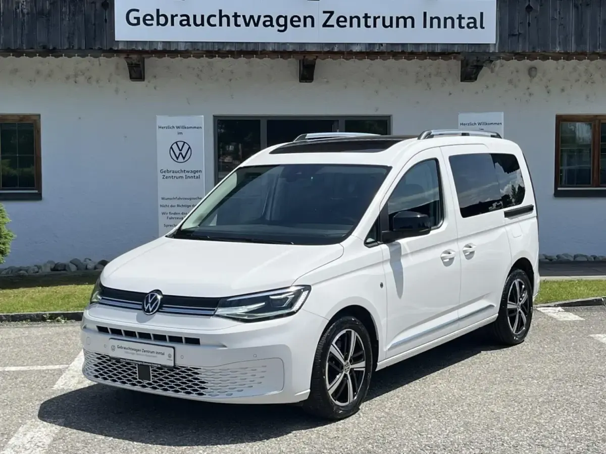 Gebraucht VW Caddy Style 114 PS (83 kW) 2022 Weiß Van / Kleinbus