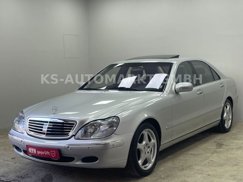 Silber metallic Gebraucht 2000 Mercedes S500 Limousine | 15.850 € (Teuer) - Bild 1/4