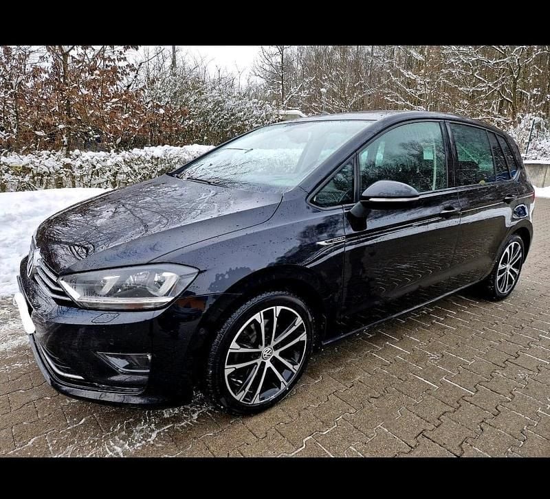 Gebraucht VW Golf Sportsvan LOUNGE 125 PS (91 kW) 2016 Schwarz Van / Kleinbus