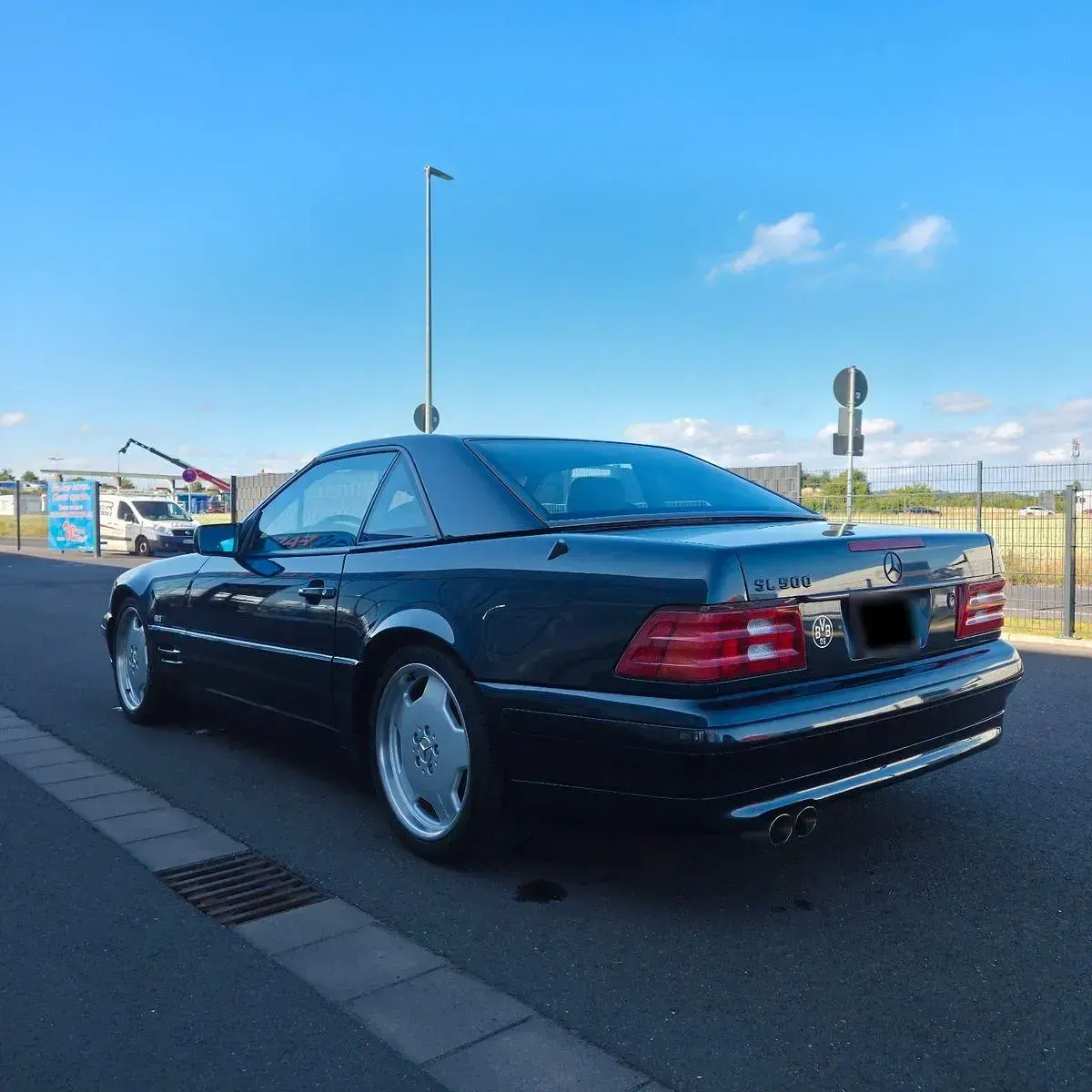 Gebraucht Mercedes SL320 231 PS (169 kW) 1997 Blau Cabrio