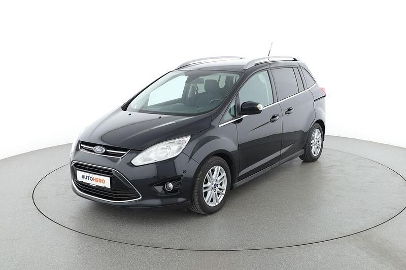 Schwarz Gebraucht 2015 Ford Grand C-Max Titanium Van / Kleinbus | 11.440 € (Etwas zu teuer) - Bild 1/3