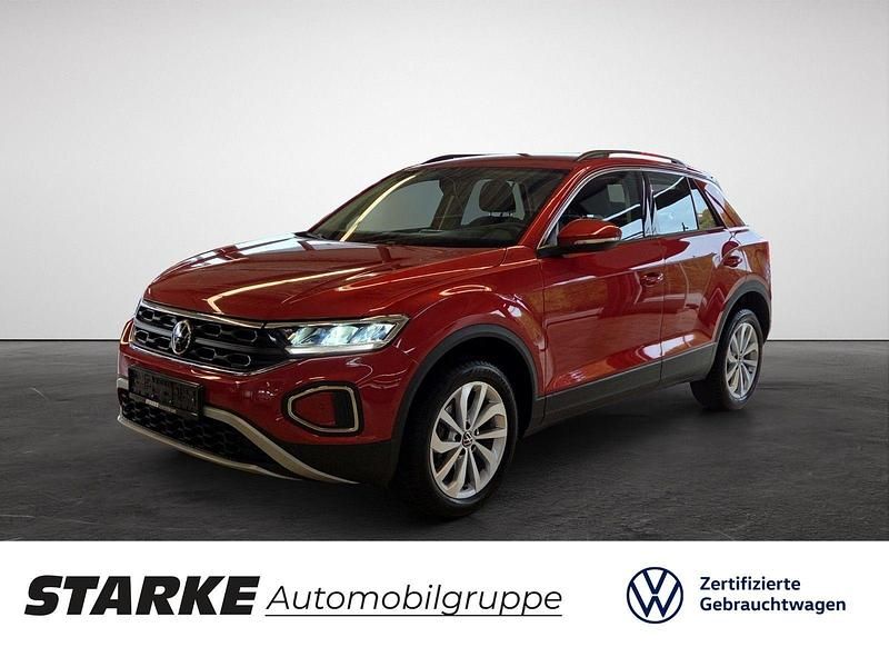 Rot Gebraucht 2025 VW T-Roc Life SUV | 24.440 € (Superpreis) - Bild 1/4