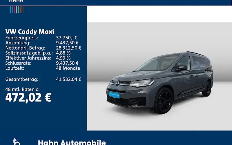 Gebraucht VW Caddy Maxi Edition 116 PS (85 kW) 2024 Grau Van / Kleinbus