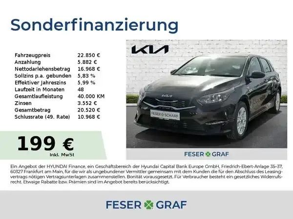 Zilinaschwarz Neu 2024 Kia Ceed Limousine | 22.850 € (Guter Preis) - Bild 1/4